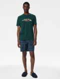 Pure Cotton Graphic Pyjama Set