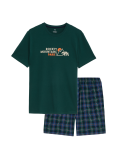 Pure Cotton Graphic Pyjama Set