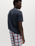 Pure Cotton Checked Pyjamas Set