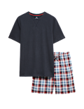 Pure Cotton Checked Pyjamas Set