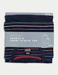 Pure Cotton Striped Pyjama Set