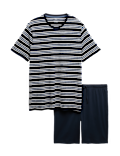 Pure Cotton Striped Pyjama Set