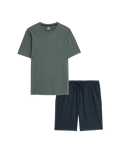 Pure Cotton Geometric Pyjama Set