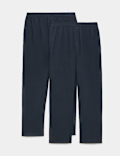 2 Pack Ultimate Cotton Rich Loungewear Bottoms