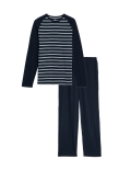 Pure Cotton Striped Pyjama Set