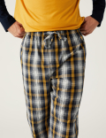 Pure Cotton Checked Pyjama Set