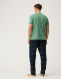 Pure Cotton Hummingbird Print Pyjama Set