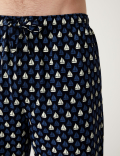 Pure Cotton Boat Print Pyjama Set
