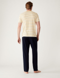 Pure Cotton Striped Pyjama Set