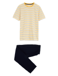 Pure Cotton Striped Pyjama Set