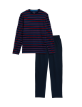 Pure Cotton Striped Pyjama Set