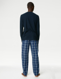 Pure Cotton Checks Pajama Set