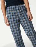 Pure Cotton Checked Pyjama Set