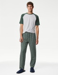 Pure Cotton Geometric Print Pyjama Set