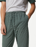 Pure Cotton Geometric Print Pyjama Set