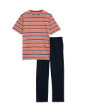 Pure Cotton Striped Pyjama Set