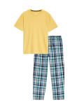 Pure Cotton Checked Pyjama Set