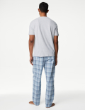 Pure Cotton Checked Pyjama Set