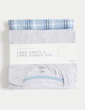 Pure Cotton Checked Pyjama Set