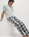 Pure Cotton Checked Pyjama Set