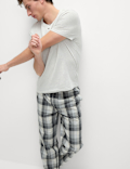 Pure Cotton Checked Pyjama Set