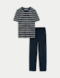 Pure Cotton Striped Pyjama Set