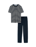 Pure Cotton Striped Pyjama Set