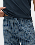 Pack Of Two Cotton Pyjama Bottoms