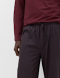 Pure Cotton Geometric Print Pyjama Set