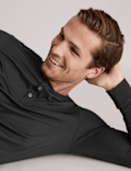 Premium Cotton Henley Pyjama Top