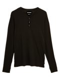 Premium Cotton Henley Pyjama Top