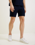 Cotton Blend Loungewear Shorts