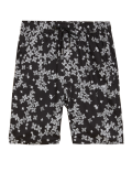 Cotton Rich Floral Print Pyjama Shorts