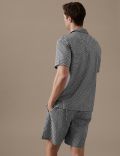 Cotton Rich A Print Pyjama Top