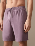 Cotton Blend Pyjama Shorts
