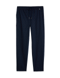 Supima® Cotton Rich Geometric Pyjama Bottoms