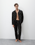 Lyocell Striped Pyjama Bottoms
