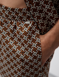 Cotton Rich Geometric Print Pyjama Shorts