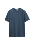 Supima® CottonRich Stretch Jacquard T Shirt