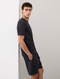 Supima® CottonRich Stretch Jacquard T Shirt