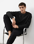 Cotton Rich Stretch Loungewear Sweatshirt