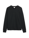 Cotton Rich Stretch Loungewear Sweatshirt