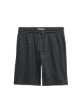 Cotton Rich Jacquard Pyjama Shorts
