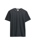 Cotton Rich Textured Loungewear Top
