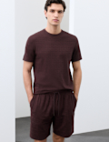 Cotton Rich Jacquard Pyjama Shorts