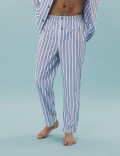 Cotton Striped Pyjama Set