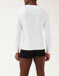 Supima® Cotton Blend Long Sleeve Vest