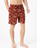 Pure Cotton Palm Print Pyjama Set