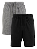 2 Pack Pure Cotton Jersey Pyjama Shorts
