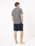 Pure Cotton Striped Pyjama Short set